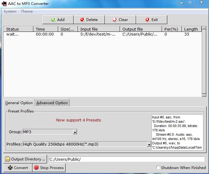 aac file to mp3 converter online
