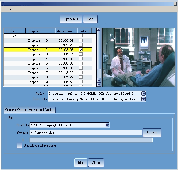 Free DVD Ripper screenshot