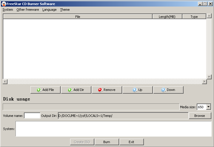 free CD Burner software screenshot 2